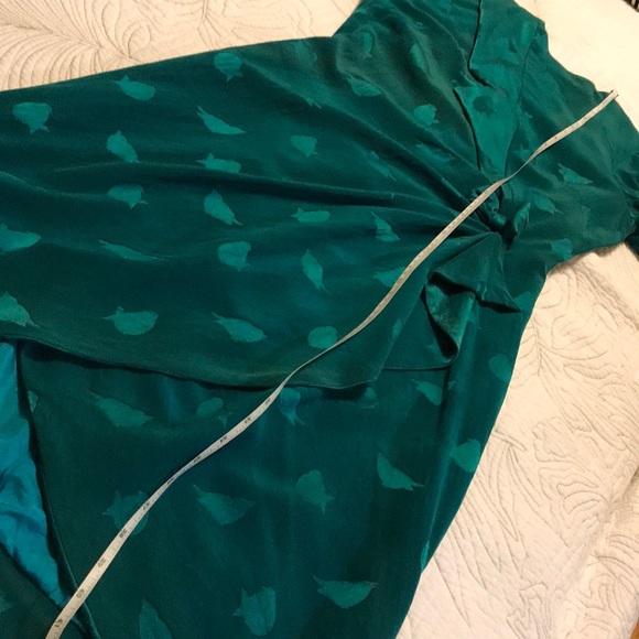 💚 lecoanet hemant vintage silk dress - Picture 8 of 15